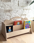 Double Sided Wooden Bookshelf for Children