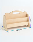 Double Sided Wooden Bookshelf for Children