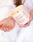 Organic Argan Skincare Candle, Orange & Frankincense 180g | Intensely Nourishing Body Treatment