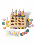 Wooden Shape Sorting Drawer Box