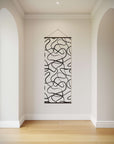 Large Abstract Wavy Line Tapestry