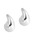 Polished Teardrop Stud Earrings