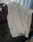 Soft Muslin Cotton Blanket - Ivory White