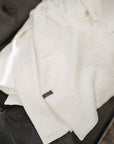 Soft Muslin Cotton Blanket - Ivory White