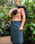 Spa Wrap for Men - Cotton Waffle
