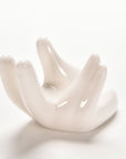 1pc White Ceramic Hand Rest-0