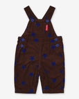 Bio-Baumwoll Kinder Cord-Latzhose mit Sternen-Druck