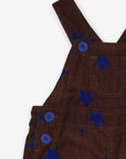 Bio-Baumwoll Kinder Cord-Latzhose mit Sternen-Druck