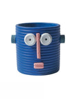 Dummy Robot Plant Flower Pot, Handmade Indoor / Outdoor Whimsical Ceramic Pots-9