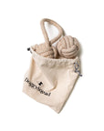 Cotton Rope Ball Toy Set with Travel Bag