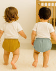 duo bloomers gaze coton bio honey vert