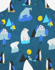 Adorable Arctic Adventure Pinguin Overalls for Kids - Soft Organic Cotton, Adjustable Straps, and Playful Polar Design by Toby Tiger at brixbailey.com