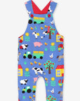 Premium Organic Cotton Overalls for Farmers - Adjustable Straps, Snap Buttons, Eco-Friendly Dye, Machine Washable by Toby Tiger at brixbailey.com