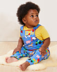 Premium Organic Cotton Overalls for Farm Work, Adjustable Straps and Snap Buttons, Eco-Friendly Dye, Machine Washable by Toby Tiger at brixbailey.com
