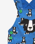 Stylish German Shepherd Dog Print Overalls in Soft Organic Cotton with Adjustable Straps by Toby Tiger at brixbailey.com