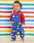 Premium Organic Cotton Baby Overalls with Adjustable Straps and Snap Buttons for Easy Dressing by Toby Tiger at brixbailey.com