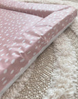 Standard Changing Mat - Dusky Pink Spots Print
