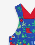 Sweet Little Gardeners in Adorable Organic Cotton Short Overalls with Adjustable Straps and Snap Buttons by Toby Tiger at brixbailey.com