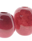 Vase Decor OVALI - RED Bubbles
