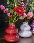 VASE SKRZYSZOW S- H16 D14 cm - TANGERINE