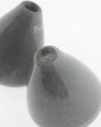TUMBLING VASE - H12 D10 cm - GREY