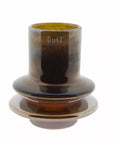 Vase RINGO- H18 D16 cm - GOLD LUSTER