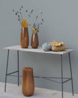 Flower VASE ROBERT - BROWN Glass by DutZ