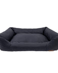 Big Den Waterproof Dog & Cat Basket Bed – Grey, S