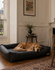 Big Den Waterproof Dog & Cat Basket Bed – Grey, S