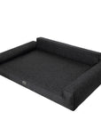 Mano Dog Bed with Removable Cover – Black, L