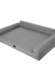 Mano Dog Bed with Removable Cover – Taupe, L
