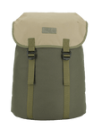 Cafe Backpack with G Hook in Khaki and Beige