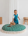 The Large Floor Pillow for Kids - Cozy Green Reading Nook & Play Area Essential by Minicamp at brixbailey.com