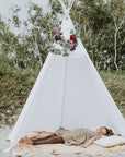 Giant Adult Teepee Tent - 7.8ft Tall Spacious Play Tent for Kids & Adults - Indoor Outdoor Use by Minicamp at brixbailey.com