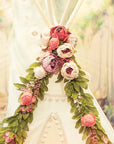 Peony Floral Garland - Boho Charm for Kids' Teepees & Home Decor by Minicamp at brixbailey.com