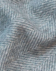 Natural Alpaca Wool Throw Classic Fishbone