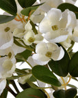Lifelike white mock orange blossom spray with realistic petals and leaves for home decor by sostter at brixbailey.com