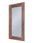 Stylish Washed Wood Large Mirror | Modern Farmhouse Decor
