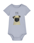 Pug Baby Bodysuit – Cuteness Overload for Your Little Pug-Lover!