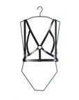 Daring Leather Harness – Custom Fit with Chest Straps & Ring Detail by RR at brixbailey.com