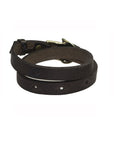 Wolf Buckle Leather Bracelet Bronze Matte