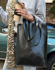 Handcrafted Leather Tote Bag – Stylish & Functional by RR at brixbailey.com
