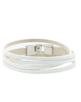 Stylish Double Wrap Leather Bracelet – T-Bar Clasp Closure by RR at brixbailey.com
