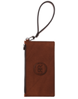 Luxury Leather Slim Wallet with Wristlet – Handmade & Versatile by RR at brixbailey.com