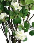 Pack of 6 x 60cm Flower Foliage Spray - White-4