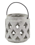 Natural Stone Lattice Ceramic Lantern
