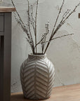 Elegant Bloomville Stone Vase | Handcrafted Home Decor
