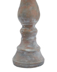 Elegant Siena Large Brown Column Candle Holder | Modern Décor