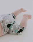 Baby pants with winter animals print by breden, Oeko-Tex cotton, diaper-friendly fit at www.brixbailey.com