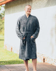 Men's Bamboo Terry Bathrobe